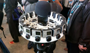 Abbildung des Jump Actionkamerasystems in einer Anordnung mit 16 Cams
