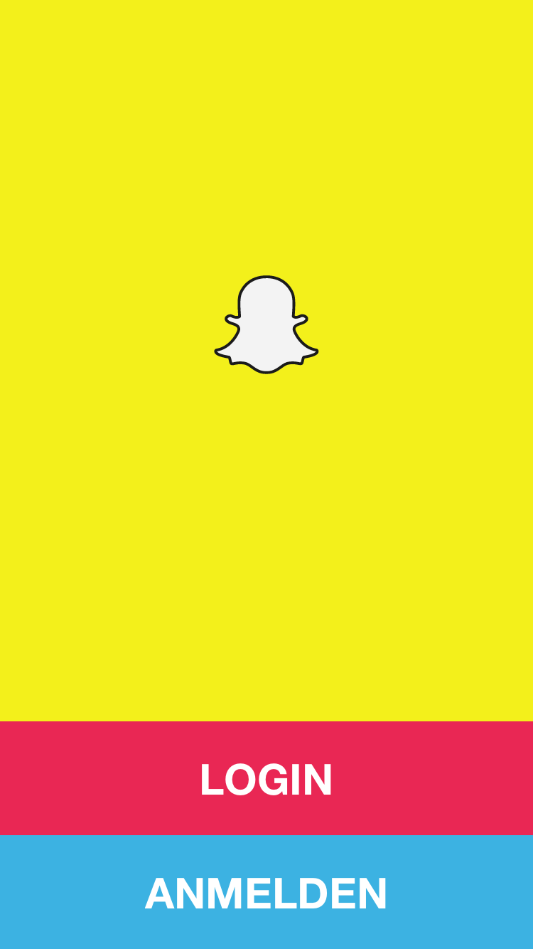 Snapchat ist nur per Smartphone App zugÃ¤nglich