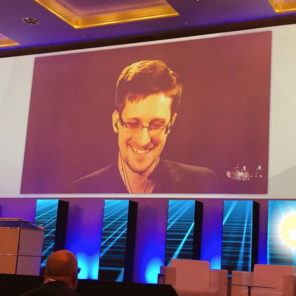 Edward Snowden Live Video Konferenz 