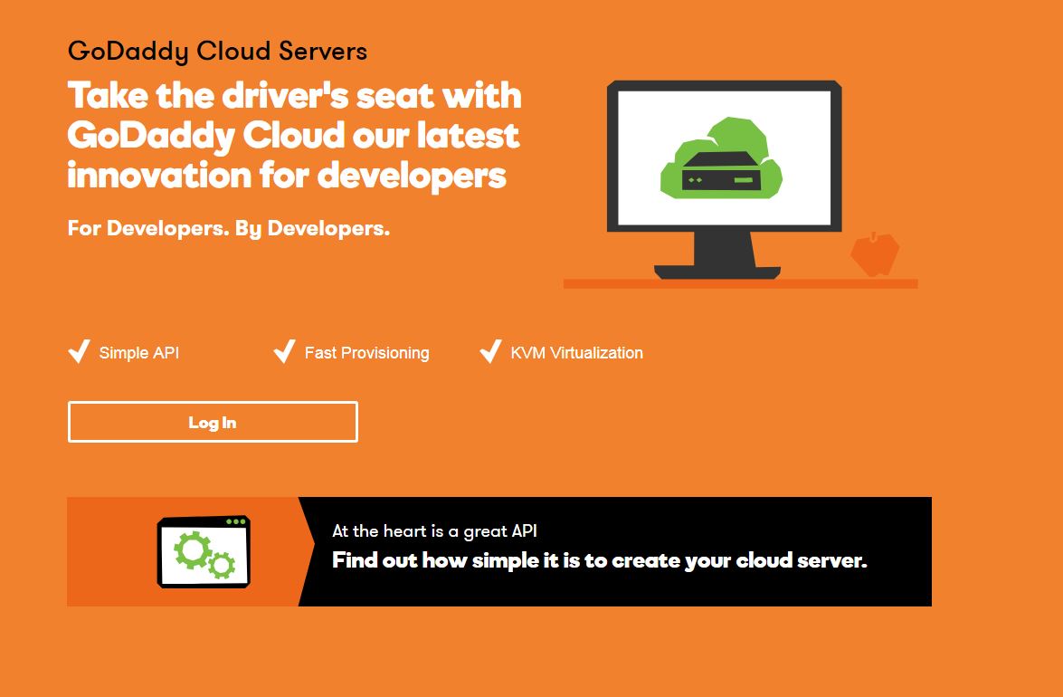 Screenshot GoDaddy Cloud Angebot Sommer2017